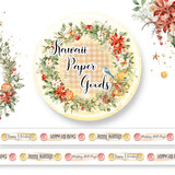 Memory Place Kawaii Paper Goods Home for the Holidays Washi Tape 15mm (MP-60687) (OUTLET)