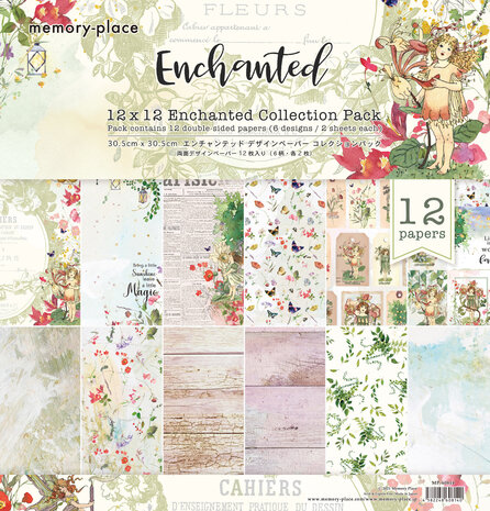 Memory Place Enchanted 12x12 Inch Paper Pack (MP-60814) (OUTLET) Memory Place Enchanted 12x12 Inch Paper Pack (MP-60814) (OUTLET)