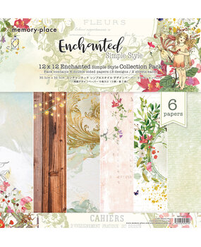 Memory Place Enchanted Simple Style 12x12 Inch Paper Pack (MP-60821) (OUTLET)