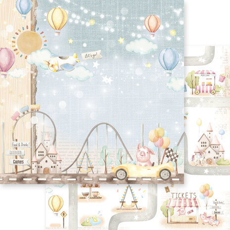 Memory Place Enjoy The Ride 12x12 Inch Paper Pack (MP-60874) (OUTLET) Memory Place Enjoy The Ride 12x12 Inch Paper Pack (MP-60874) (OUTLET)