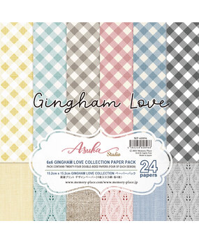 Memory Place Gingham Love 6x6 Inch Paper Pack (MP-60896) (OUTLET) Memory Place Gingham Love 6x6 Inch Paper Pack (MP-60896) (OUTLET)