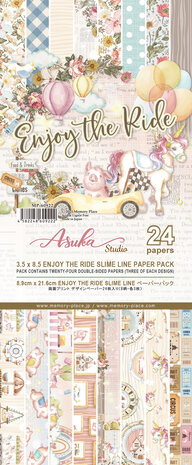 Memory Place Enjoy The Ride Slimline Paper Pack (MP-60922) (OUTLET) Memory Place Enjoy The Ride Slimline Paper Pack (MP-60922) (OUTLET)