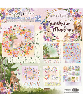 Memory Place Kawaii Paper Goods Sunshine Meadows 12x12 Inch Paper Pack (MP-61092) (OUTLET) Memory Place Kawaii Paper Goods Sunshine Meadows 12x12 Inch Paper Pack (MP-61092) (OUTLET)