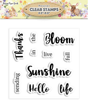 Memory Place Kawaii Paper Goods Sunshine Meadows Clear Stamp (MP-61104) (OUTLET) Memory Place Kawaii Paper Goods Sunshine Meadows Clear Stamp (MP-61104) (OUTLET)