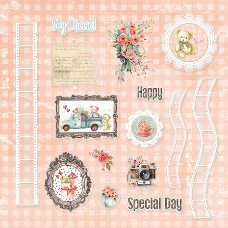 Memory Place Beary Sweet Clear Ephemera (MP-61224) (OUTLET) Memory Place Beary Sweet Clear Ephemera (MP-61224) (OUTLET)