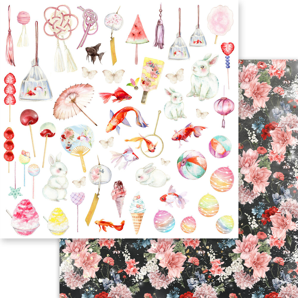 Memory Place Moon Bunny Celebration 8x8 Inch Paper Pack (MP-61236) (OUTLET) Memory Place Moon Bunny Celebration 8x8 Inch Paper Pack (MP-61236) (OUTLET)