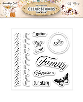Memory Place Kawaii Paper Goods My Family Clear Stamp (MP-61278) (OUTLET) Memory Place Kawaii Paper Goods My Family Clear Stamp (MP-61278) (OUTLET)