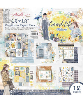 Memory Place Good Life Shine 12x12 Inch Paper Pack (MP-61369) (OUTLET)