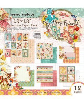 Memory Place My Deer Friend 12x12 Inch Paper Pack (MP-61423) (OUTLET) Memory Place My Deer Friend 12x12 Inch Paper Pack (MP-61423) (OUTLET)