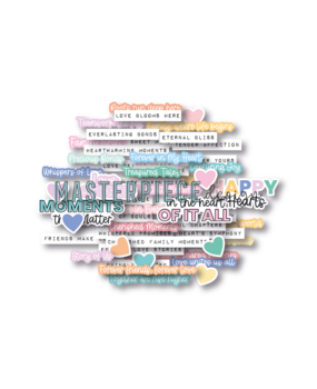 Masterpiece Design Tales from the Hearts Die-cuts Text (MP202202) (OUTLET) Masterpiece Design Tales from the Hearts Die-cuts Text (MP202202) (OUTLET)