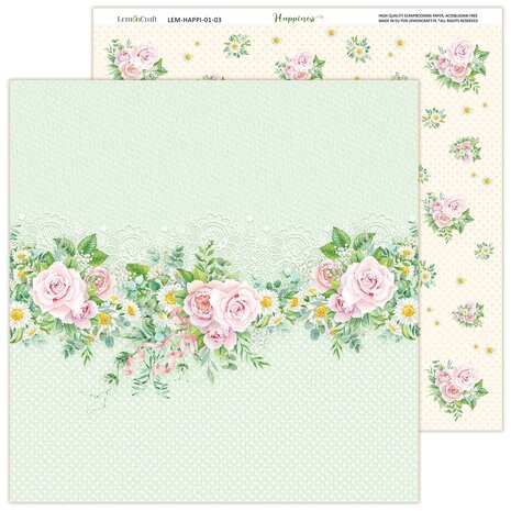 LemonCraft Happiness 12x12 Inch Paper Pad (LEM-HAPPI-01) (OUTLET) LemonCraft Happiness 12x12 Inch Paper Pad (LEM-HAPPI-01) (OUTLET)