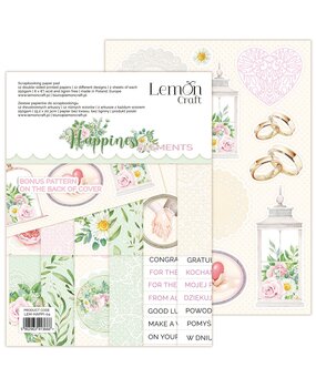 LemonCraft Happiness Elements 6x8 Inch Paper Pad (LEM-HAPPI-04) (OUTLET) LemonCraft Happiness Elements 6x8 Inch Paper Pad (LEM-HAPPI-04) (OUTLET)