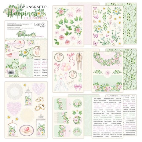LemonCraft Happiness Elements 6x8 Inch Paper Pad (LEM-HAPPI-04) (OUTLET) LemonCraft Happiness Elements 6x8 Inch Paper Pad (LEM-HAPPI-04) (OUTLET)