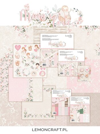 LemonCraft Mums' Love Basic 6x8 Inch Paper Pad (LEM-MUMS-03) (OUTLET)