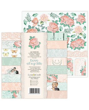 LemonCraft Love Of My Life 6x6 Inch Paper Pad (LZP-LOML02) (OUTLET)