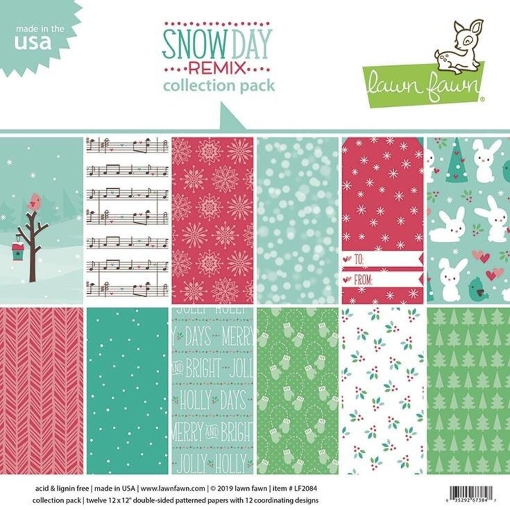 Lawn Fawn Snow Day Remix 12x12 Inch Collection Pack (LF2084) (OUTLET) Lawn Fawn Snow Day Remix 12x12 Inch Collection Pack (LF2084) (OUTLET)