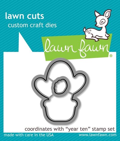 Lawn Fawn Year Ten Dies (LF2237) (OUTLET) Lawn Fawn Year Ten Dies (LF2237) (OUTLET)