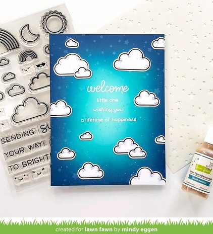 Lawn Fawn All the Clouds Clear Stamps (LF2331) (OUTLET)