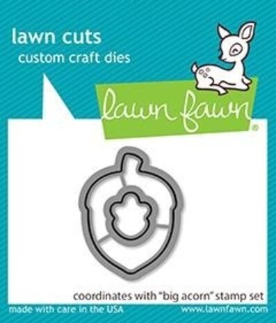 Lawn Fawn Big Acorn Dies (LF2404) (OUTLET)