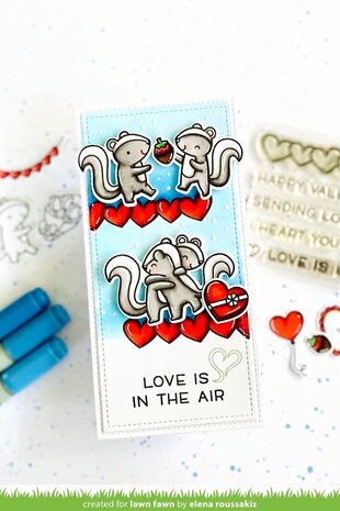 Lawn Fawn Scent With Love Clear Stamps (LF2726) (OUTLET)