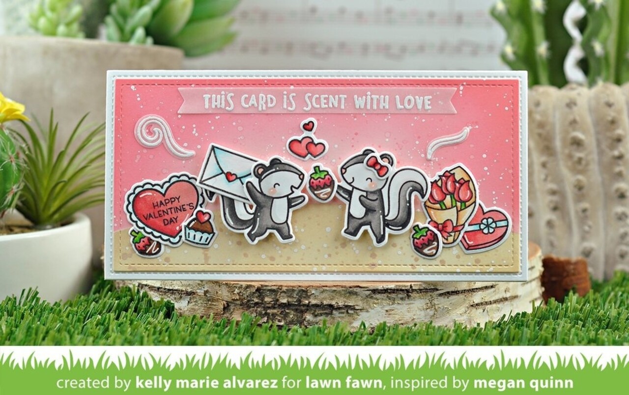 Lawn Fawn Scent With Love Add-On Dies (LF2729) (OUTLET) Lawn Fawn Scent With Love Add-On Dies (LF2729) (OUTLET)