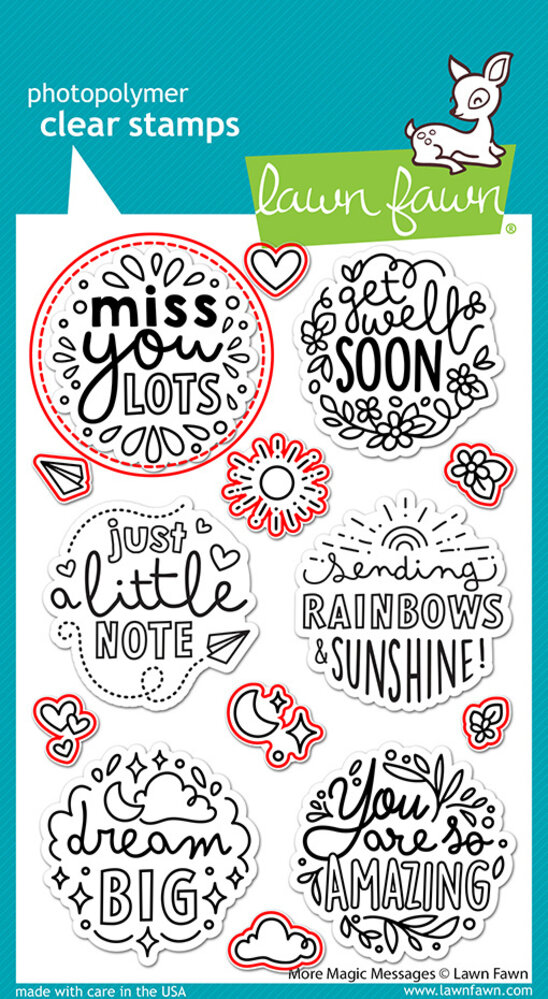 Lawn Fawn More Magic Messages Dies (LF3135) (OUTLET)