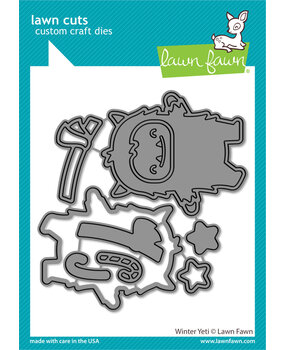 Lawn Fawn Winter Yeti Lawn Cuts Dies (LF3259) (OUTLET) Lawn Fawn Winter Yeti Lawn Cuts Dies (LF3259) (OUTLET)