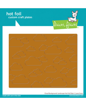 Lawn Fawn Cloud Background: Landscape Hot Foil Plate (LF3388) (OUTLET) Lawn Fawn Cloud Background: Landscape Hot Foil Plate (LF3388) (OUTLET)