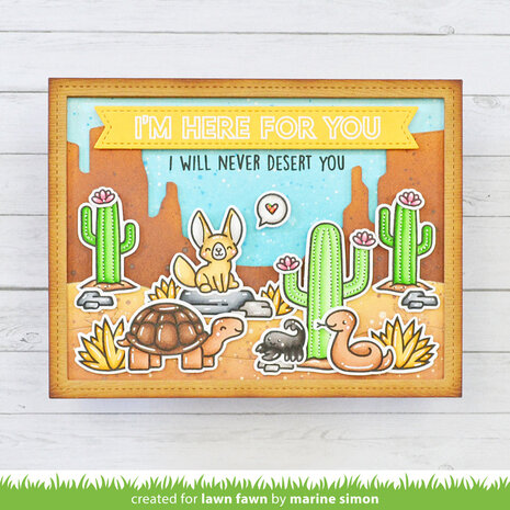 Lawn Fawn Critters In The Desert Clear Stamps (LF3415) (OUTLET)