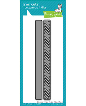 Lawn Fawn Diagonal Stripes Border Lawn Cuts Dies (LF3438) (OUTLET) Lawn Fawn Diagonal Stripes Border Lawn Cuts Dies (LF3438) (OUTLET)