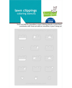 Lawn Fawn Treat Cart Add-On: Smoothies 'N Juice Lawn Clippings Coloring Stencils (LF3676) (OUTLET) Lawn Fawn Treat Cart Add-On: Smoothies 'N Juice Lawn Clippings Coloring Stencils (LF3676) (OUTLET)