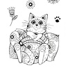 Katkin Krafts Just Chillin' A5 Clear Stamp Set (KK0011) (OUTLET) Katkin Krafts Just Chillin' A5 Clear Stamp Set (KK0011) (OUTLET)