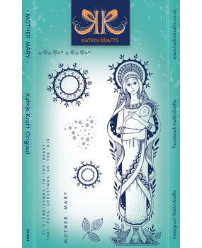 Katkin Krafts Mother Mary A5 Clear Stamp Set (KK0021) (OUTLET) Katkin Krafts Mother Mary A5 Clear Stamp Set (KK0021) (OUTLET)