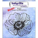IndigoBlu Poppy A7 Rubber Stamps (IND0176) (OUTLET)