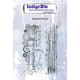 IndigoBlu Artist's Tools A6 Rubber Stamps (IND0442) (OUTLET)