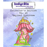 IndigoBlu Collector's No. 48 Magical Mushroom Rubber Stamps (IND0732) (OUTLET)
