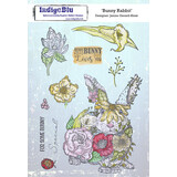 IndigoBlu Bunny Rabbit A5 Rubber Stamps (IND0800) (OUTLET)