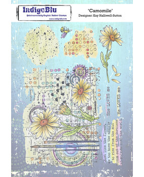 IndigoBlu Camomile A5 Rubber Stamps (IND0810) (OUTLET) IndigoBlu Camomile A5 Rubber Stamps (IND0810) (OUTLET)