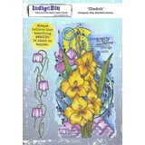 IndigoBlu Gladioli A5 Rubber Stamps (IND0811) (OUTLET)