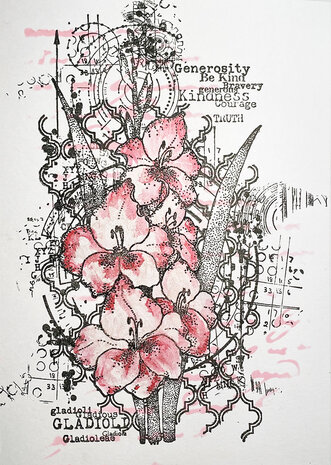 IndigoBlu Gladioli A5 Rubber Stamps (IND0811) (OUTLET) IndigoBlu Gladioli A5 Rubber Stamps (IND0811) (OUTLET)