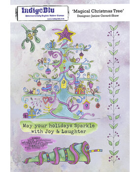 IndigoBlu Magical Christmas Tree A5 Rubber Stamps (IND0813) (OUTLET) IndigoBlu Magical Christmas Tree A5 Rubber Stamps (IND0813) (OUTLET)