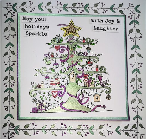 IndigoBlu Magical Christmas Tree A5 Rubber Stamps (IND0813) (OUTLET) IndigoBlu Magical Christmas Tree A5 Rubber Stamps (IND0813) (OUTLET)