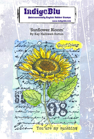 IndigoBlu Sunflower Bloom A6 Rubber Stamps (IND0866) (OUTLET) IndigoBlu Sunflower Bloom A6 Rubber Stamps (IND0866) (OUTLET)