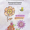 IndigoBlu Steampunk Flowers A6 Rubber Stamps (IND0885) (OUTLET) IndigoBlu Steampunk Flowers A6 Rubber Stamps (IND0885) (OUTLET)