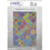 IndigoBlu Moroccan Motif A5 Rubber Stamps (IND0918) (OUTLET)