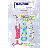 IndigoBlu Tall Santa A6 Rubber Stamps (IND1001) (OUTLET)