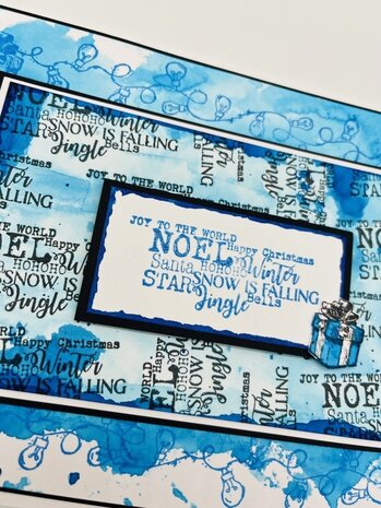 IndigoBlu Tall Santa A6 Rubber Stamps (IND1001) (OUTLET)