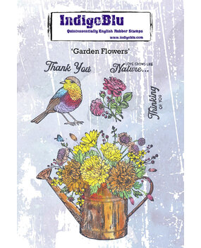 IndigoBlu Garden Flowers A6 Rubber Stamps (IND1180) (OUTLET) IndigoBlu Garden Flowers A6 Rubber Stamps (IND1180) (OUTLET)