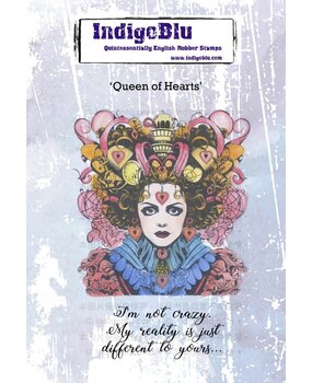 IndigoBlu Queen of Hearts A6 Rubber Stamps (IND1252) (OUTLET) IndigoBlu Queen of Hearts A6 Rubber Stamps (IND1252) (OUTLET)