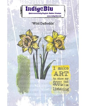 IndigoBlu Wild Daffodils A6 Rubber Stamps (IND1271) (OUTLET) IndigoBlu Wild Daffodils A6 Rubber Stamps (IND1271) (OUTLET)